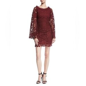 FREE GENERATION Lace Dress with Bell Sleeves, Size Medium. Gorgeous!